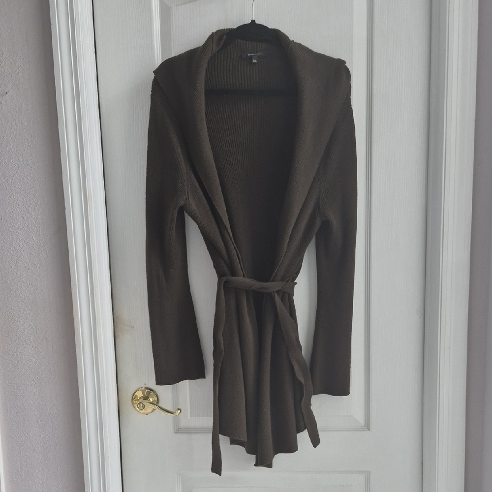 BCBGMaxAzria Dark Brown Women's long Cardigan